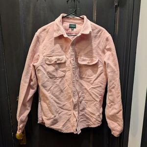 J Crew Pink Shammy Button-Up Shirt